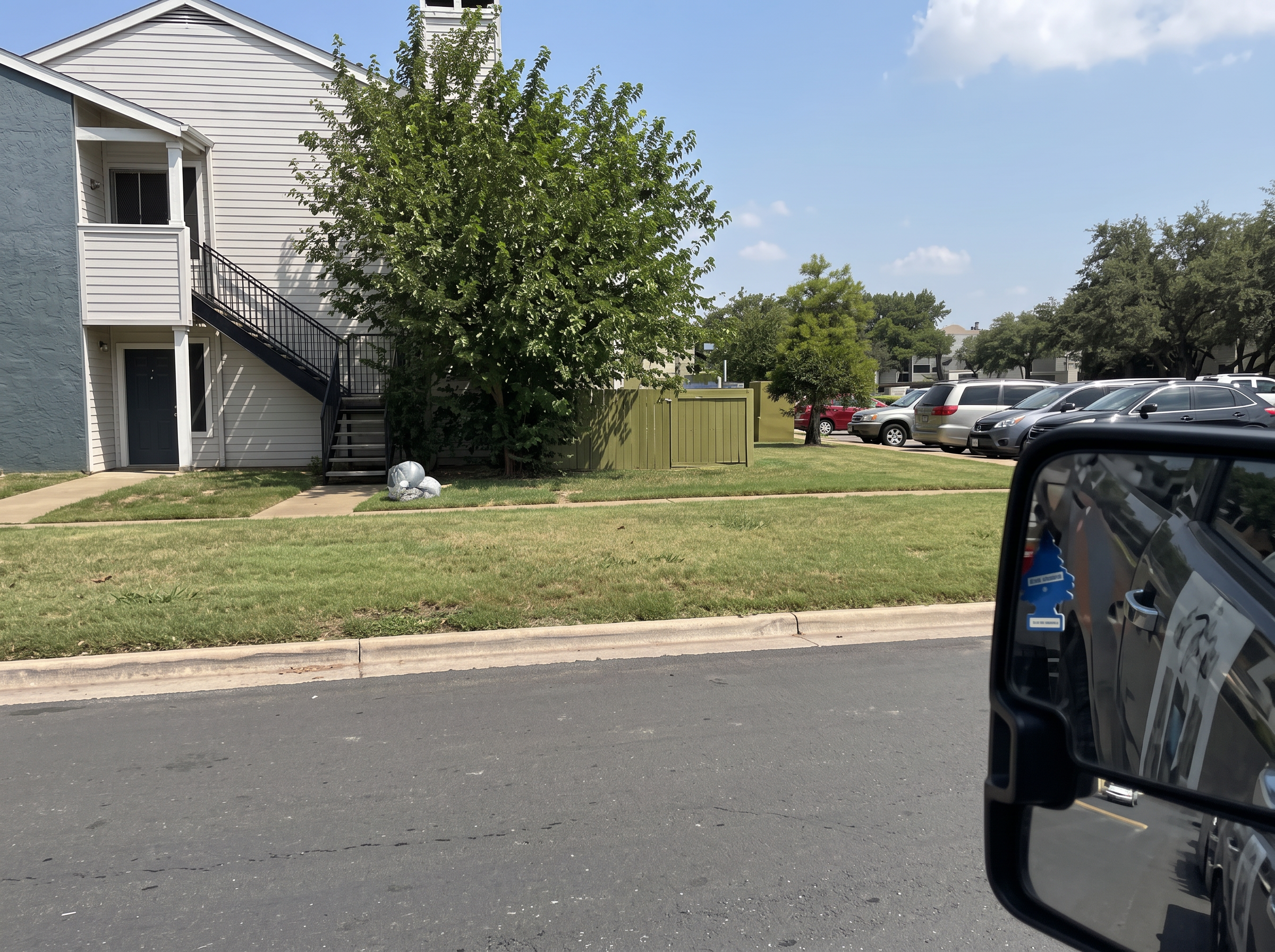 Multifamily lawn mowing project completed by Austin Yard Oasis in Austin, TX